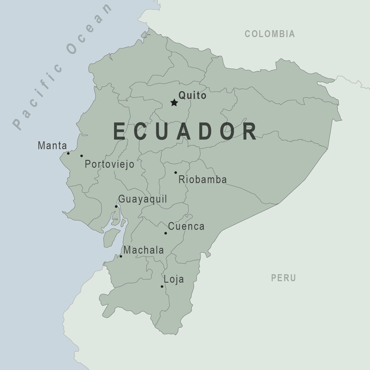 Map - Ecuador