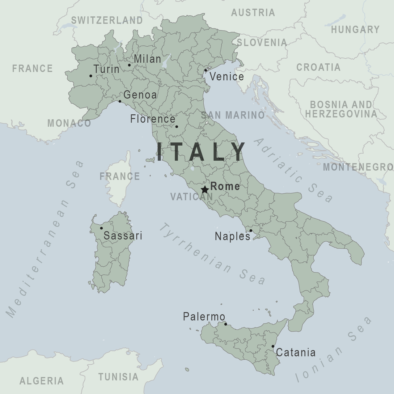 Map - Italy