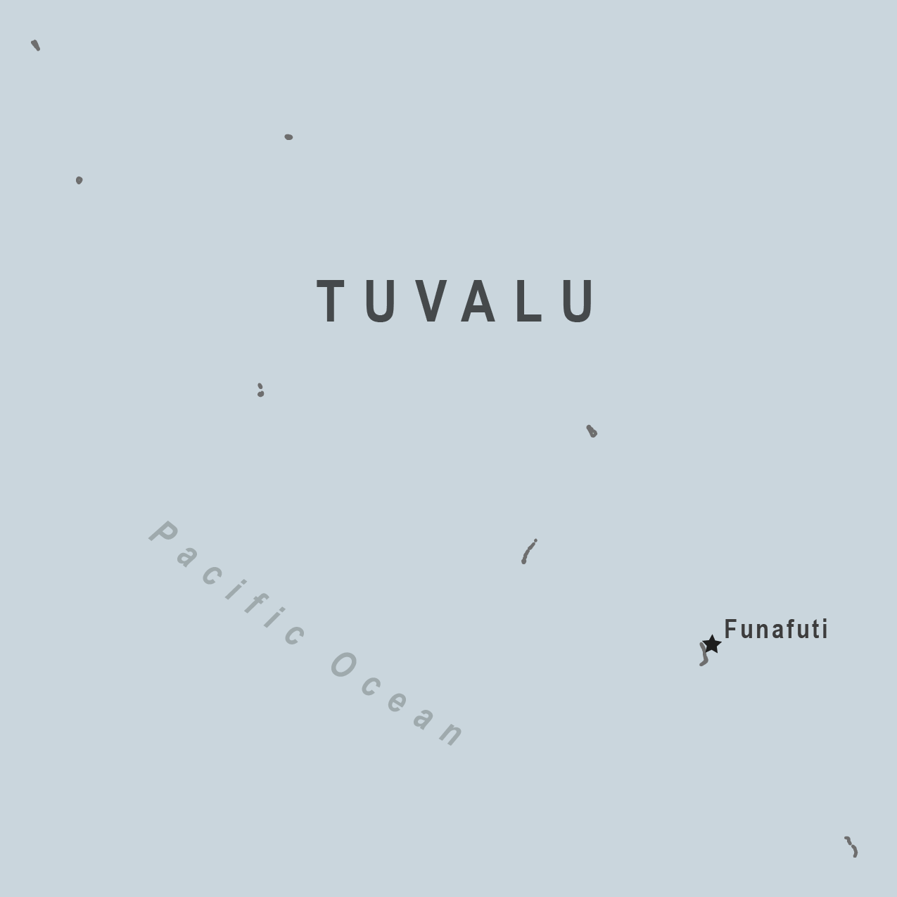 Map - Tuvalu